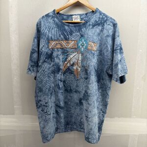 Cactus Bay by Lynee Womens Vintage Native American Shirt Size Large Festival 90s